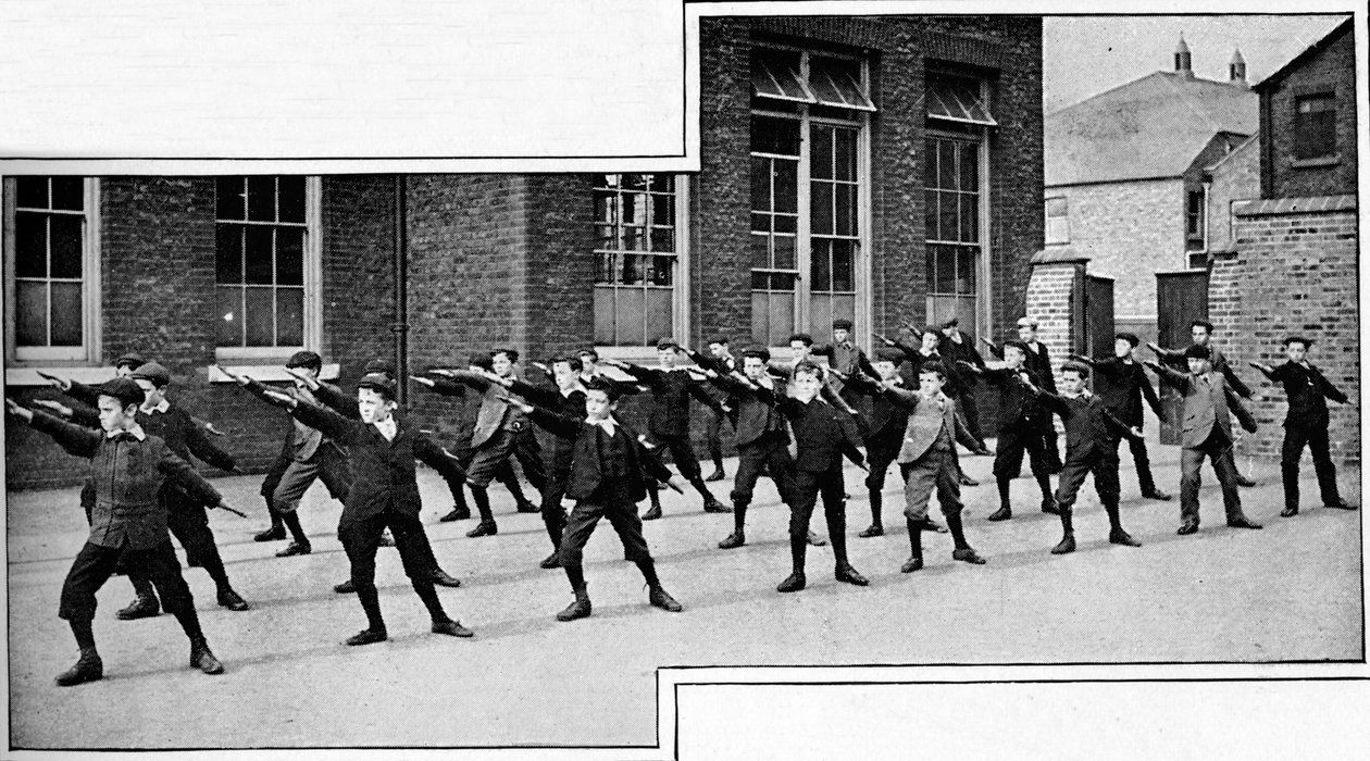 Physical Drill at a London School by Unbekannt