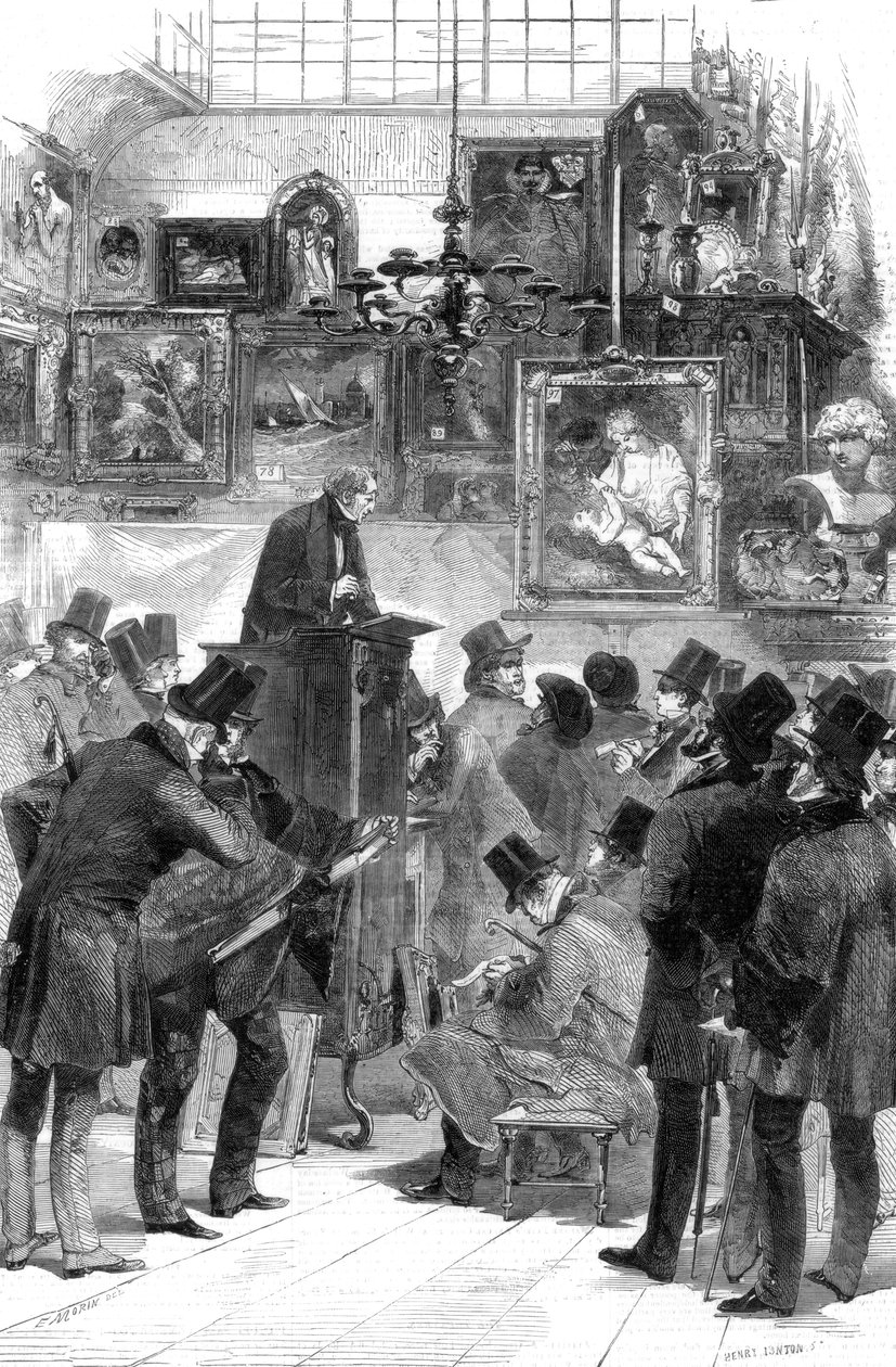 Picture sale at Messrs Christie and Mantons, King Street, St James