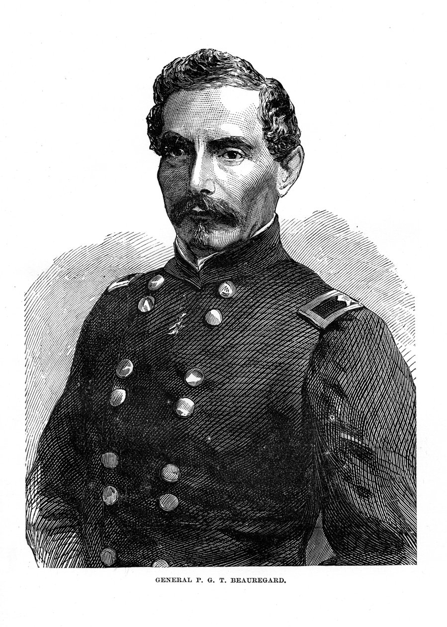 Pierre Gustave Toutant de Beauregard, American Soldier, c1860s by Unbekannt