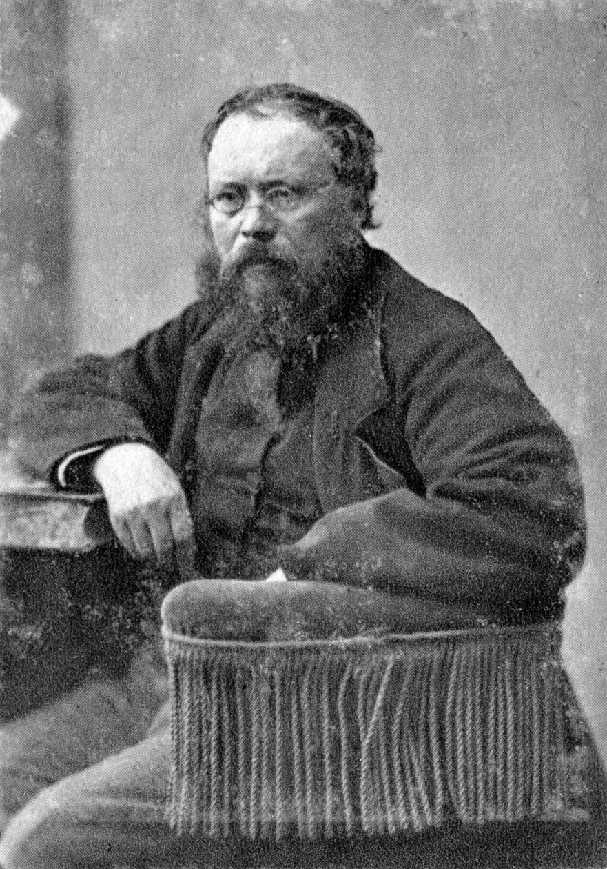 Pierre Joseph Proudhon, French mutualist political philosopher by Unbekannt