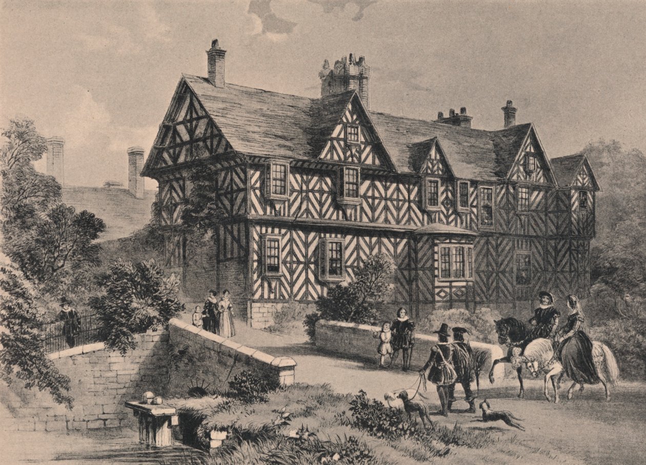 Pitchford Hall, Shropshire, 1915 by Unbekannt