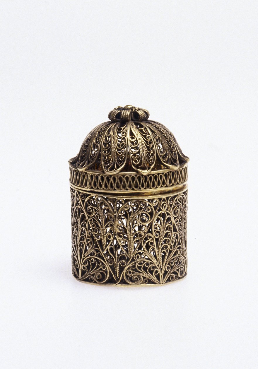 Silver gilt pomander by Unbekannt