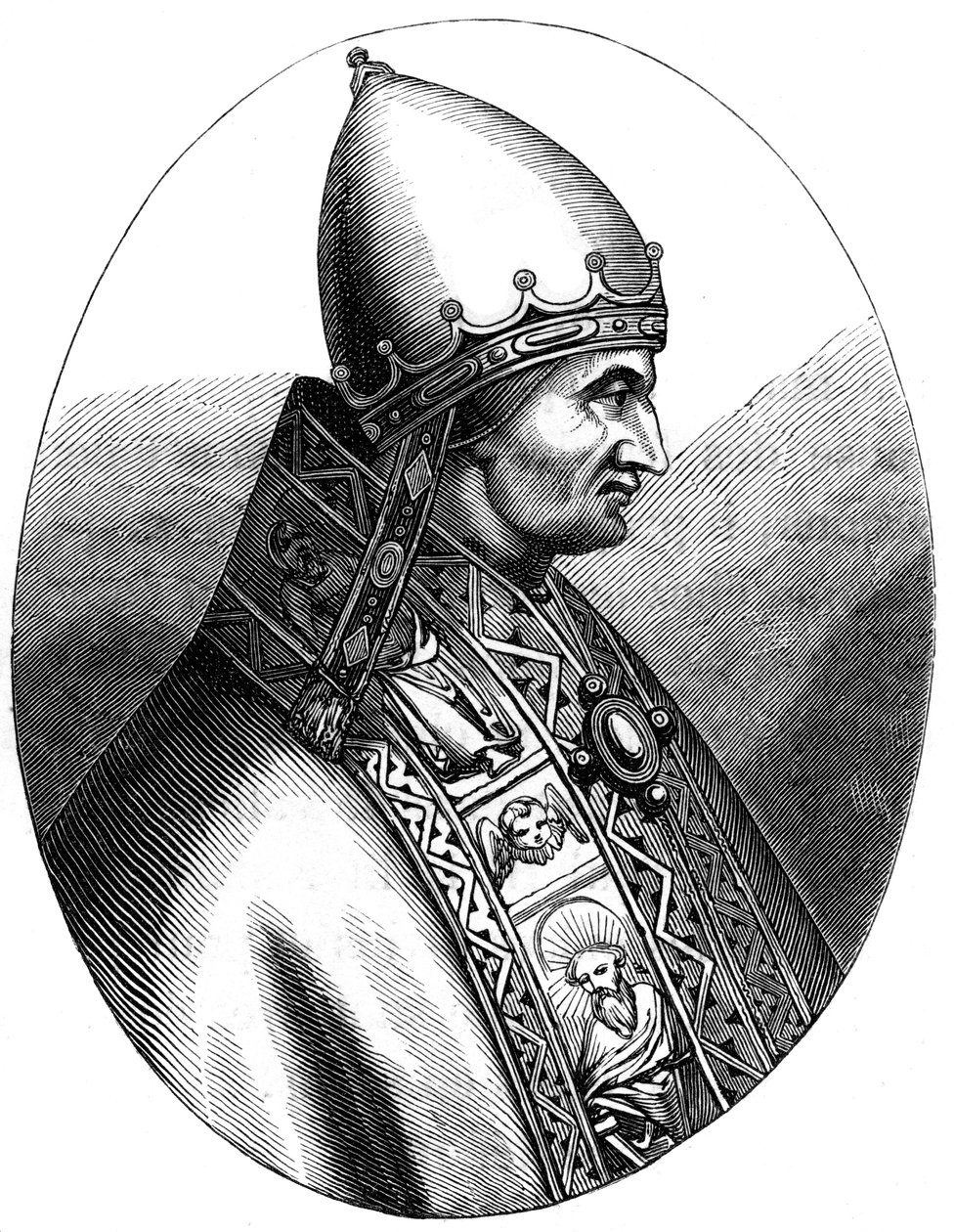 Pope Innocent IV 1180-1254, 1849 by Unbekannt
