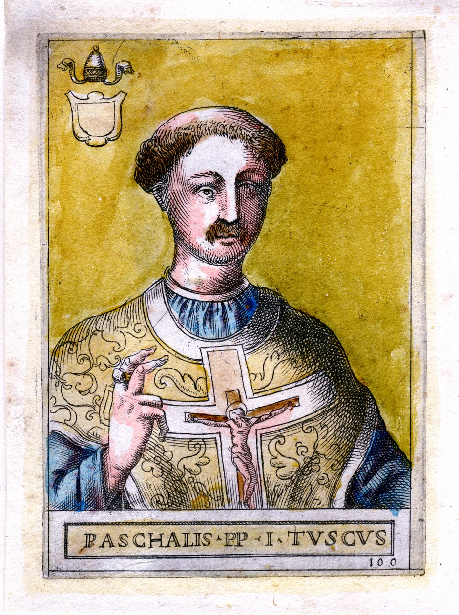 Pope Paschal I by Unbekannt