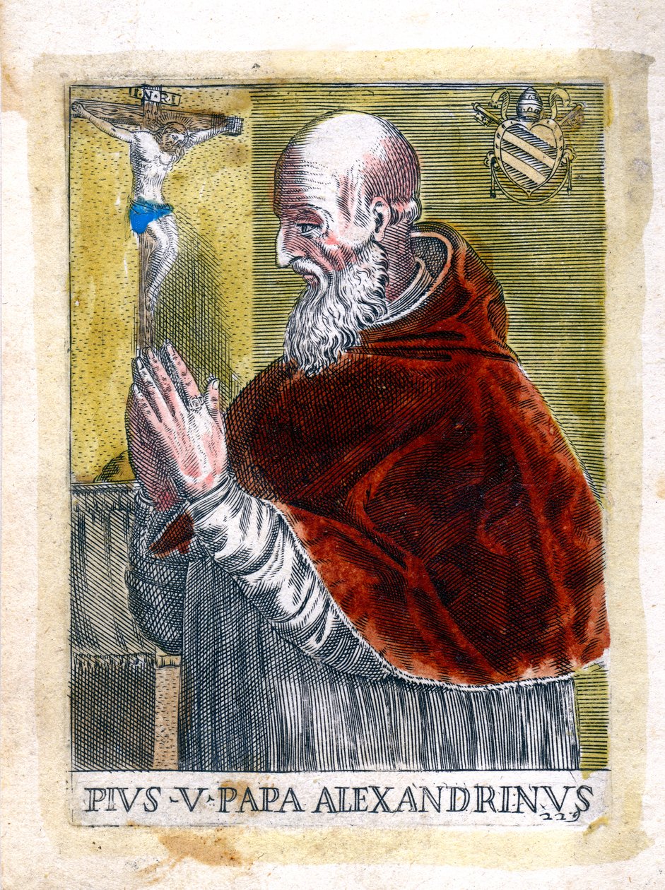 Pope St Pius V by Unbekannt: Premium art reproduction