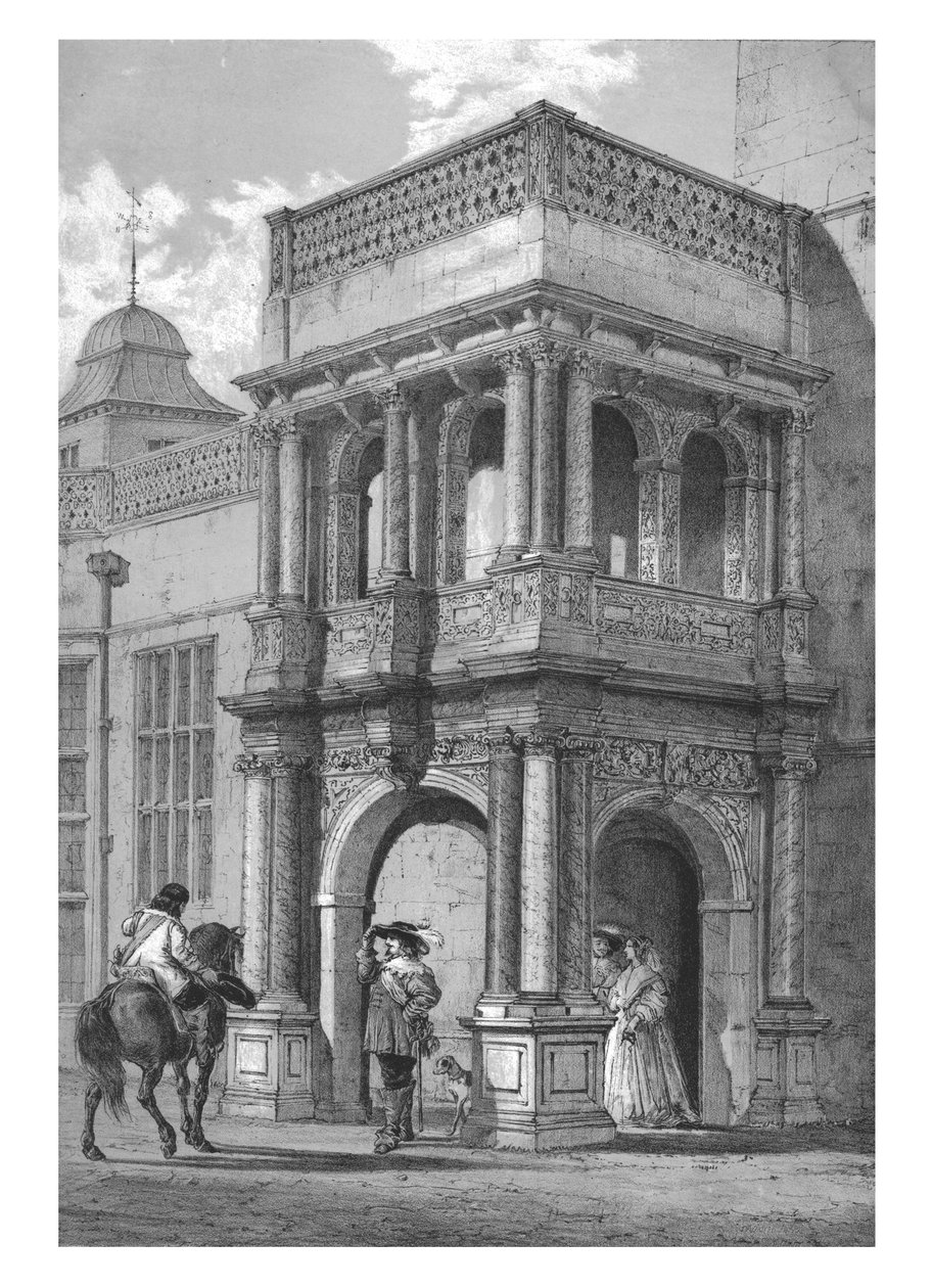 Porch at Audley End, Essex by Unbekannt