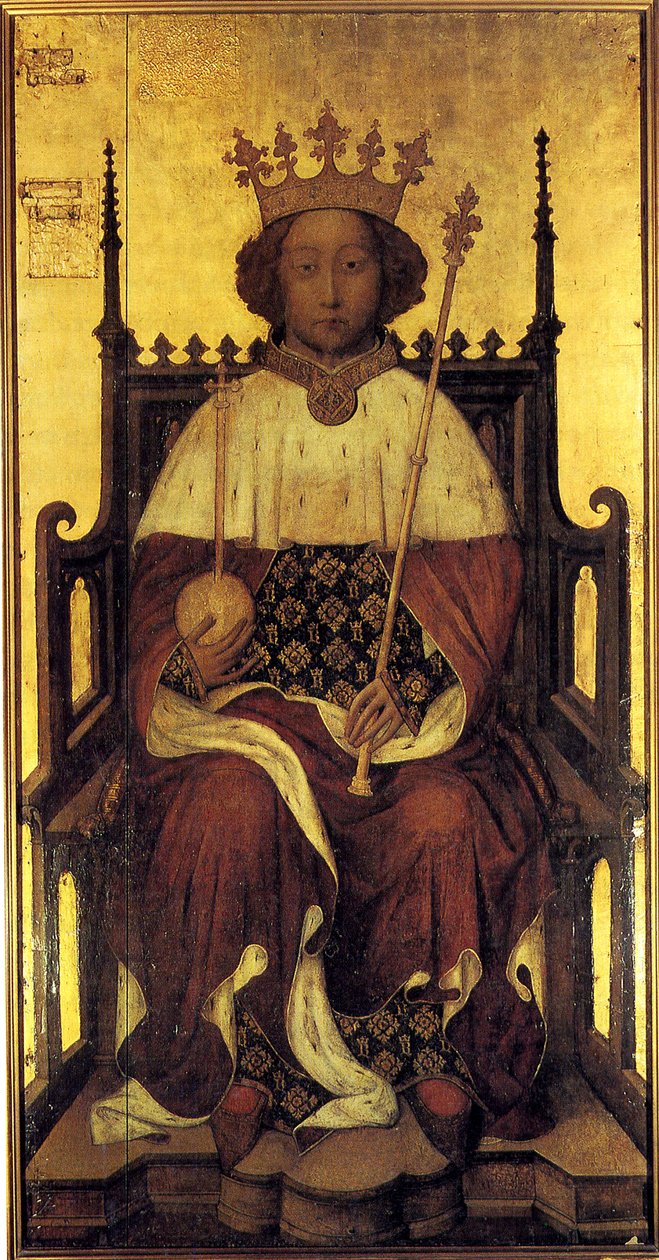Portrait of Richard II of England, ca 1390 by Unbekannt