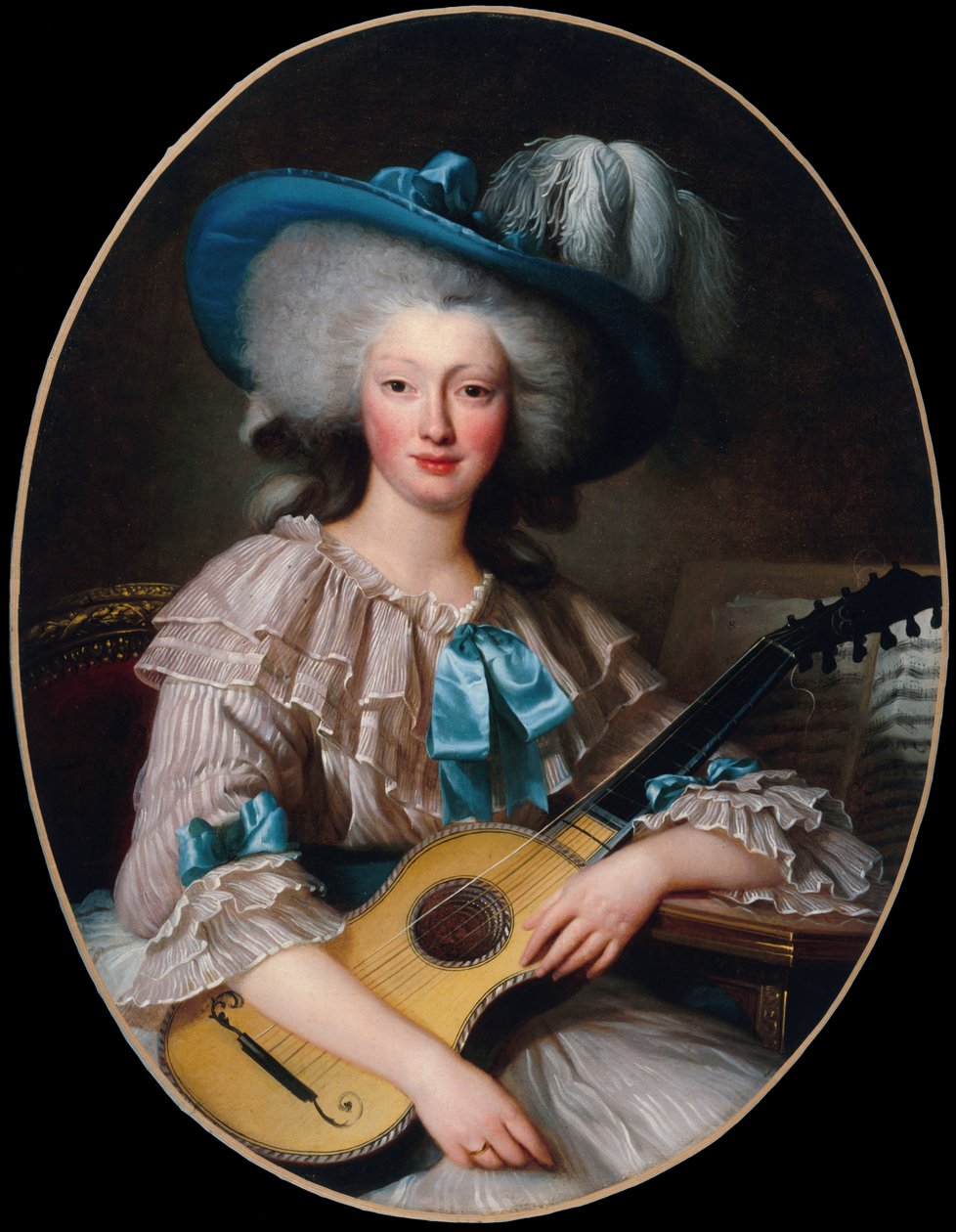 Portrait of Félicité-Louise de Frézals, née Esmangard de Beauval by Unbekannt
