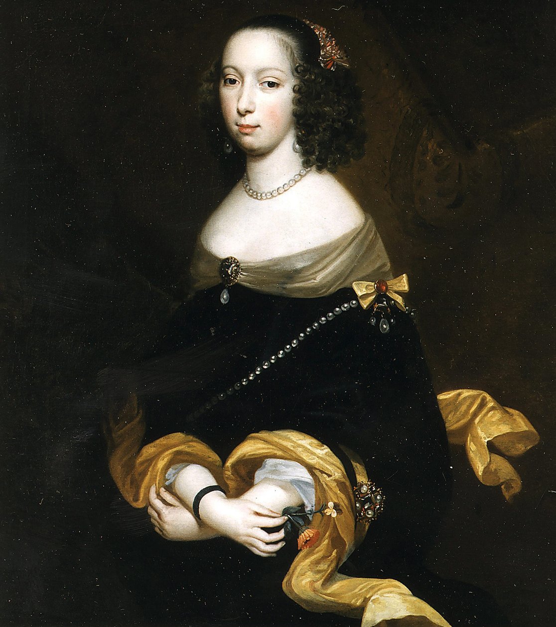 Portrait of Anne de Croÿ, Duchess of Aarschot, 1633 by Unbekannt