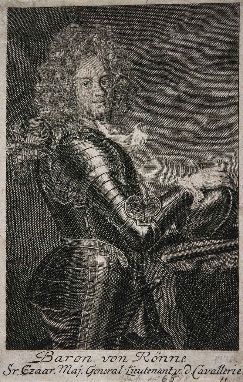 Portrait of Baron Carl Ewald von Roenne, 1663-1716 by Unbekannt
