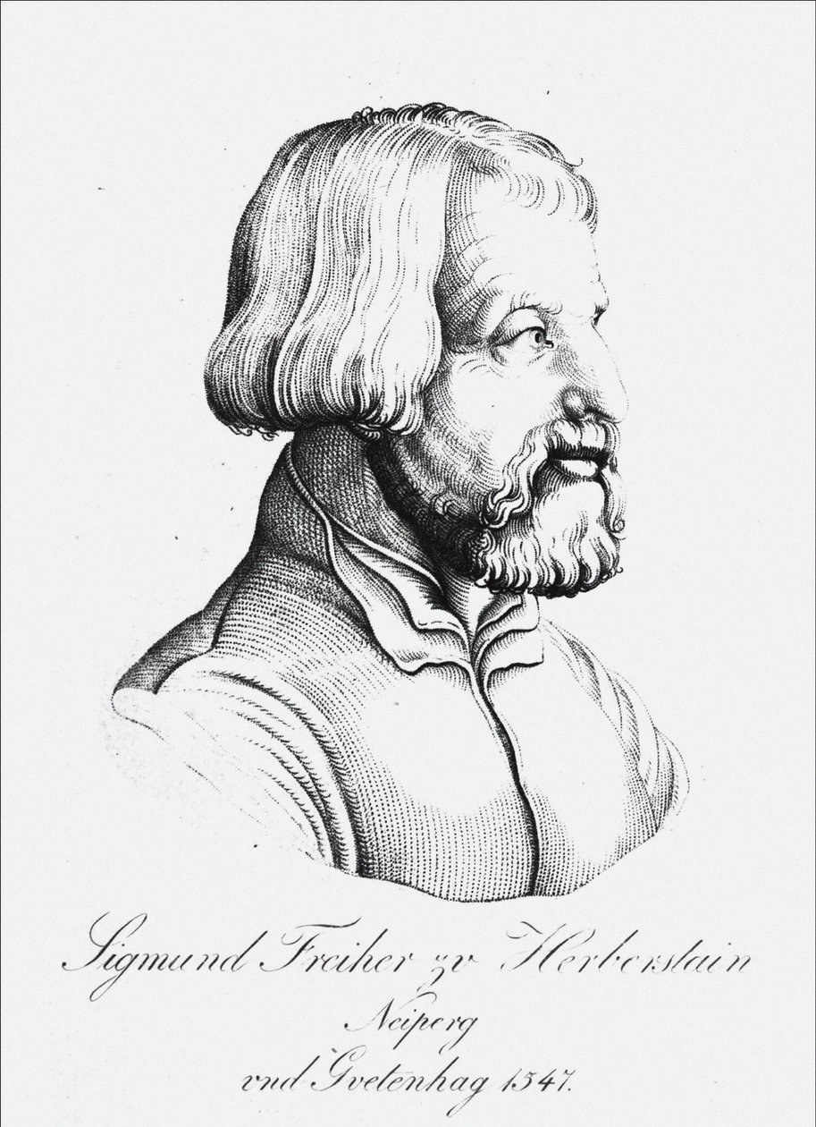 Portrait of Baron Sigmund von Herberstein, Ambassador in Poland and Russia by Unbekannt