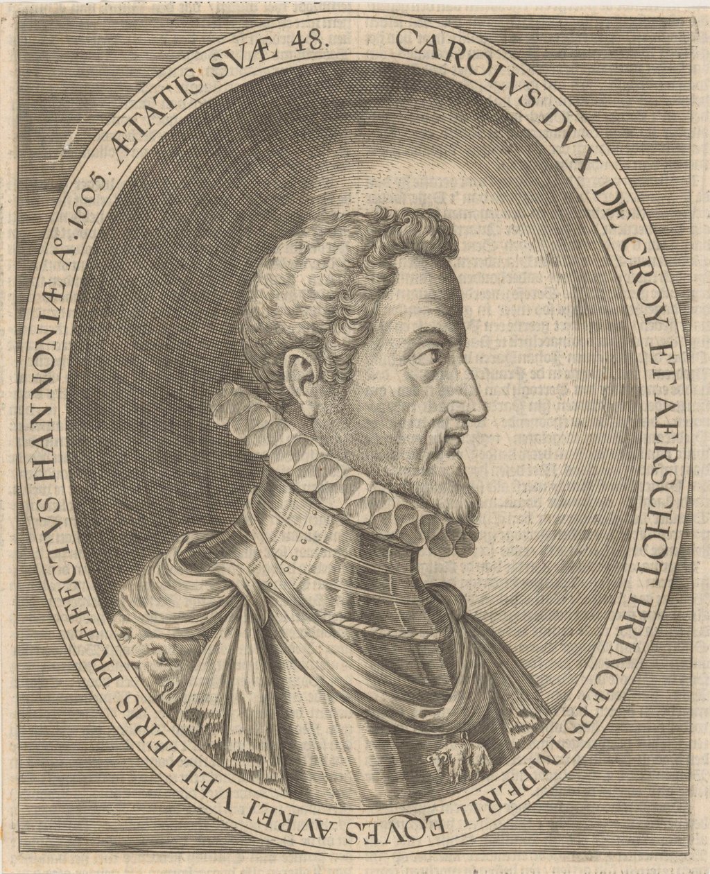 Portrait of Charles III de Croÿ by Unbekannt