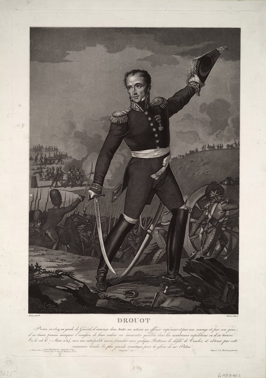 Portrait of Comte General Antoine Drouot, 1774-1847, ca 1825 by Unbekannt