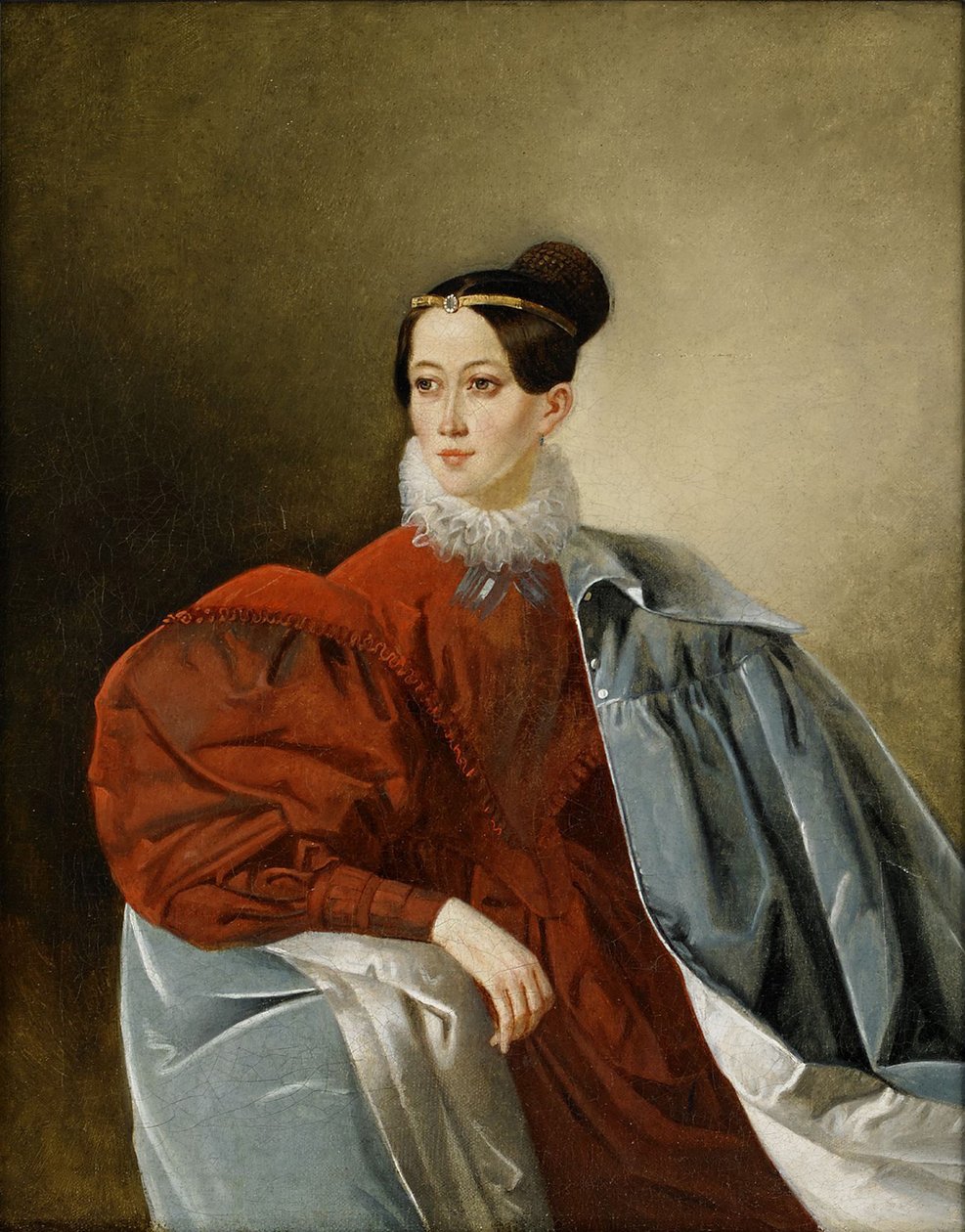 Portrait of Countess Yelizaveta Ivanovna Kropotkina by Unbekannt