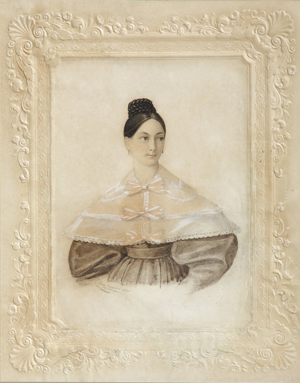 Portrait of Ekaterina Alexandrovna Sverbeeva, née Princess Shcherbatova by Unbekannt