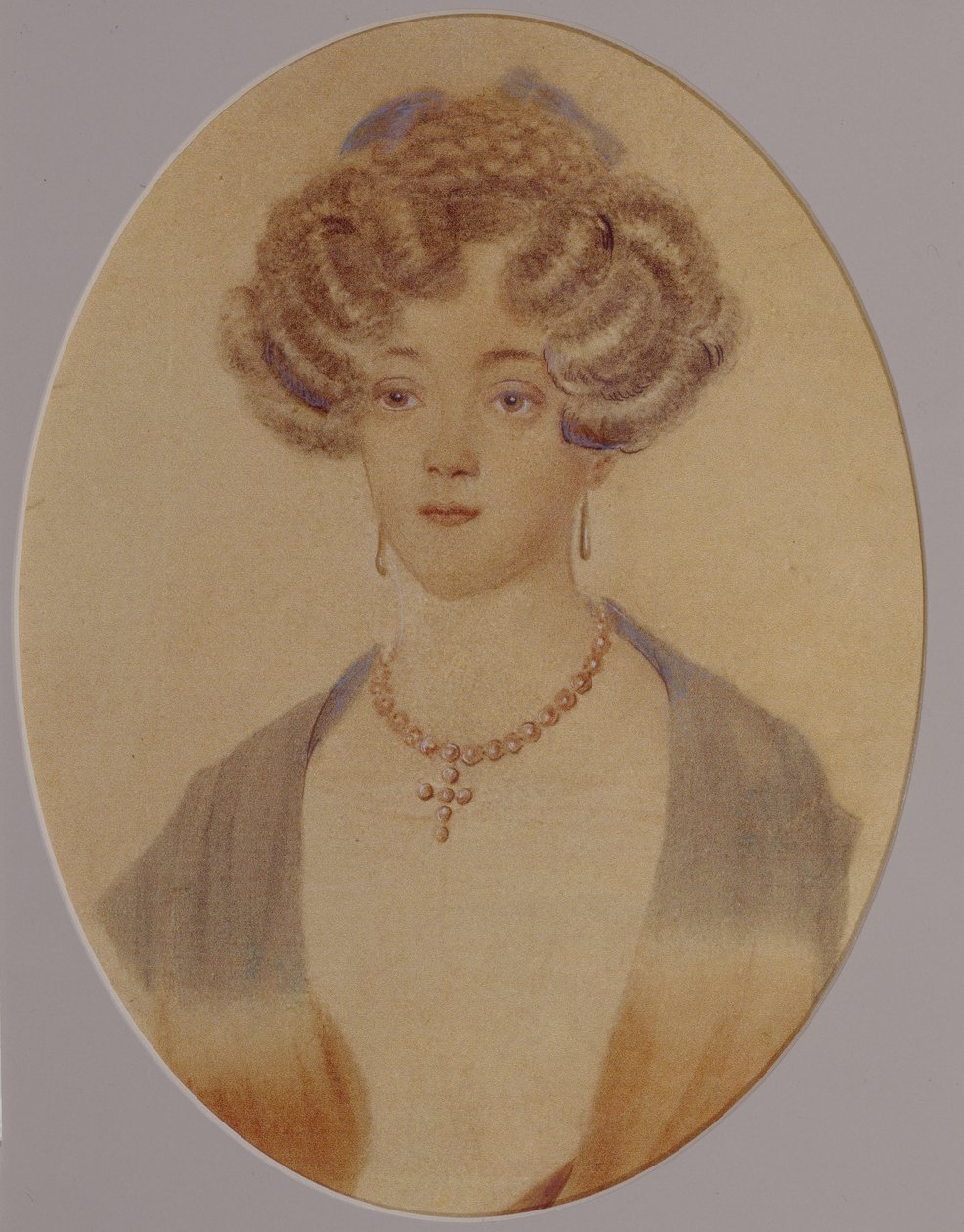 Portrait of Ekaterina Nikolayevna Goncharova 1809-1843, End of 1820s-Early 1830s by Unbekannt