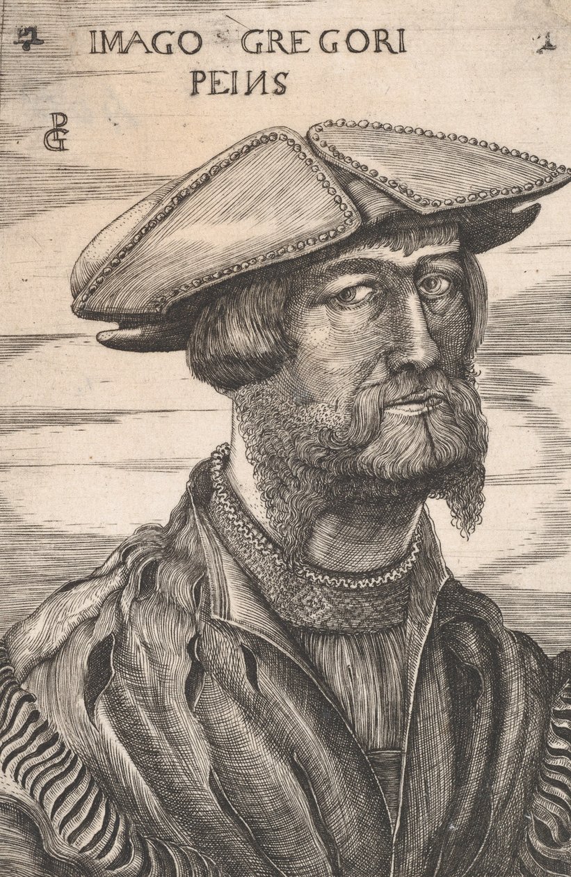 Portrait of Georg Pencz Imago Gregori Peins by Unbekannt