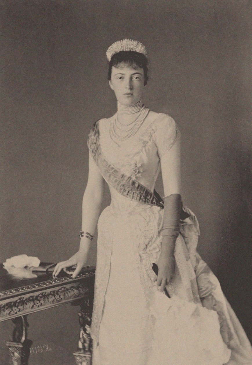 Portrait of Grand Duchess Anastasia Mikhailovna of Russia by Unbekannt