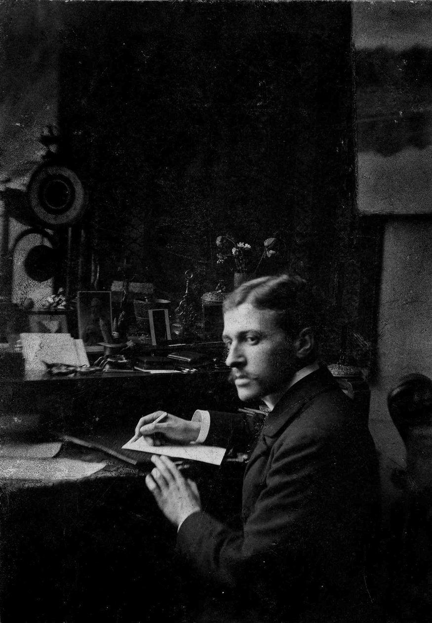 Portrait of Hugo von Hofmannsthal, 1874-1929, ca 1899 by Unbekannt