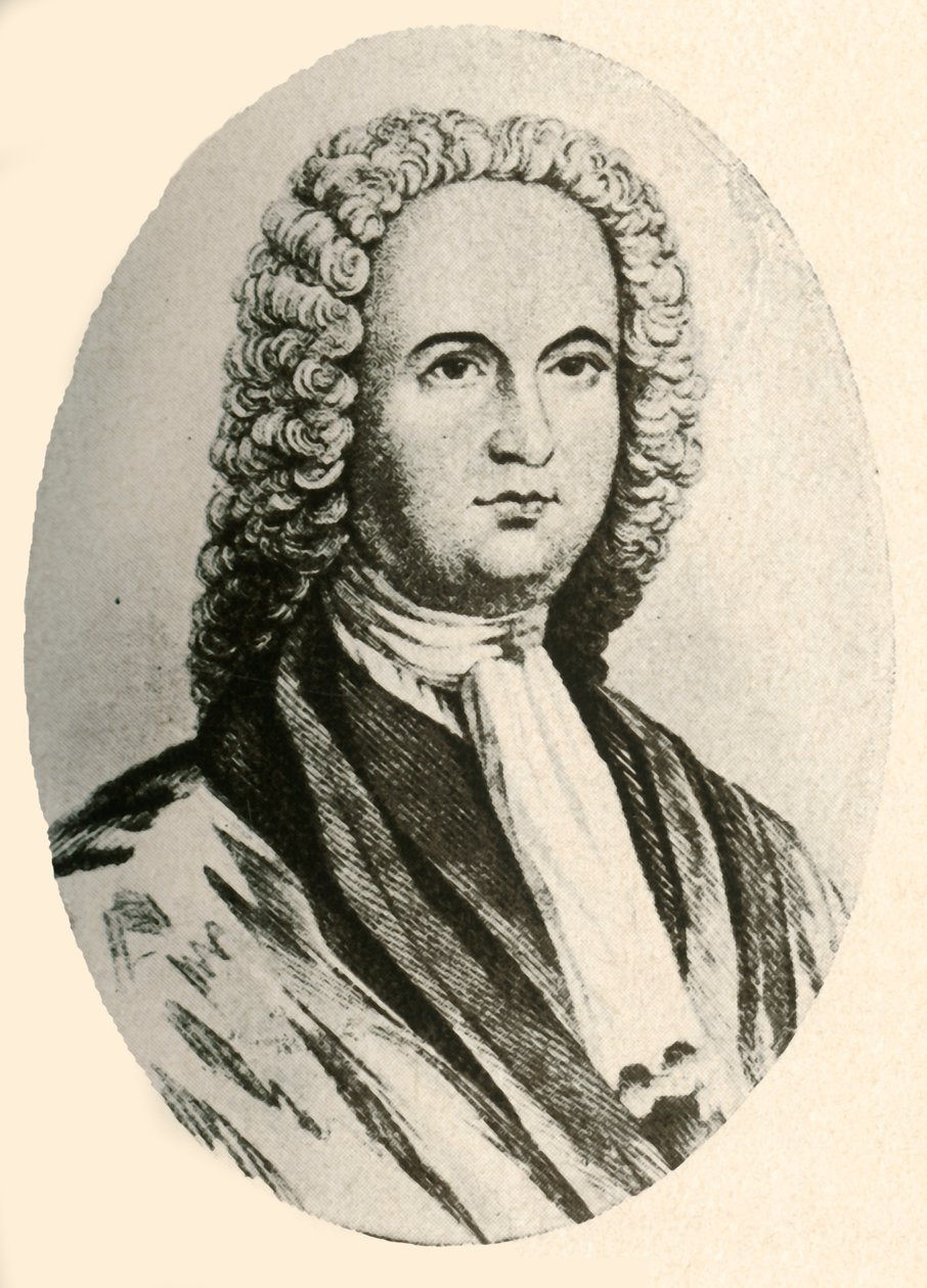 Portrait of James Logan, in Wig and Judicial Robe, Worn in Pennsylvania, 1745, 1937 by Unbekannt