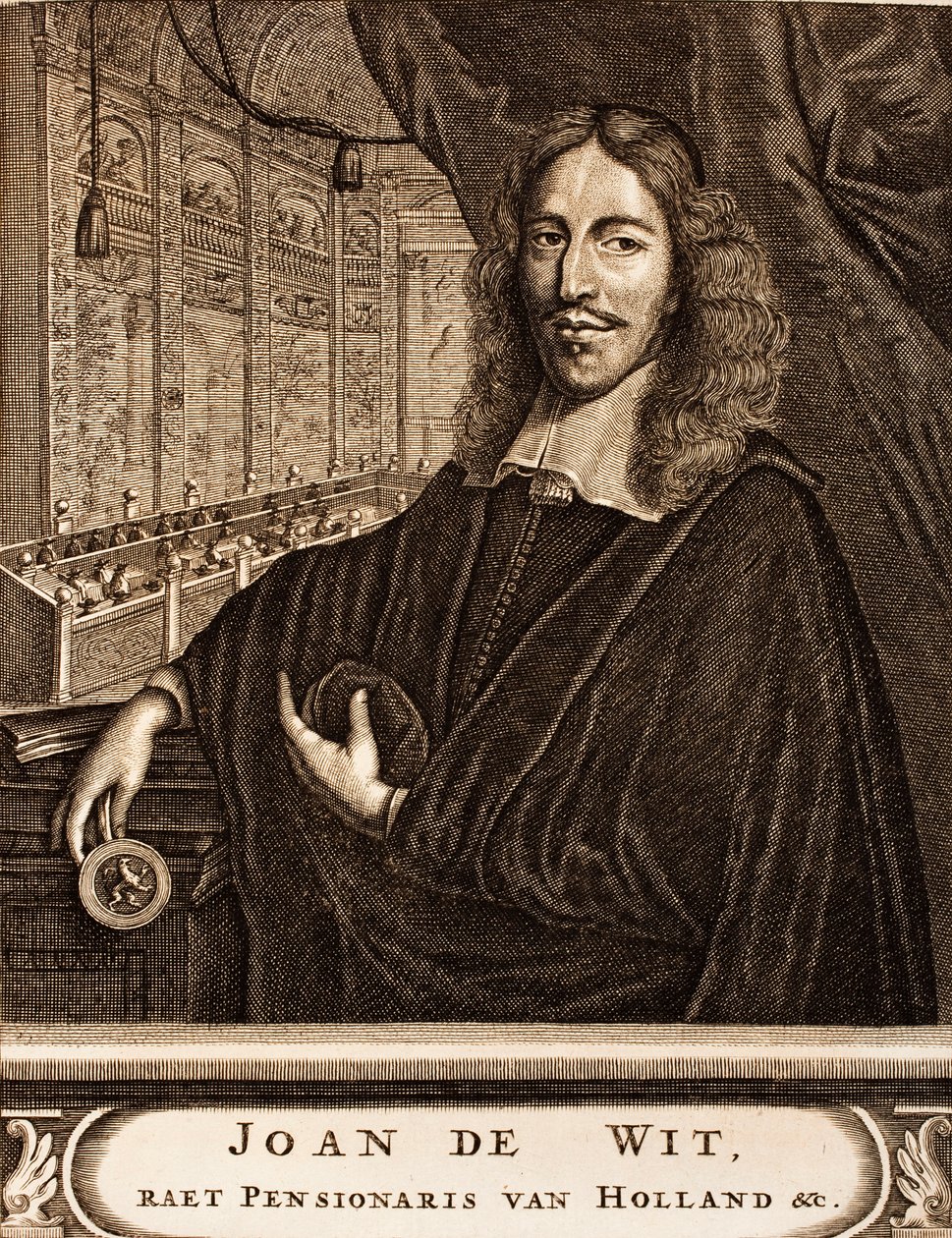 Portrait of Johan de Witt 1625-1672 From: Schauplatz des Krieges, 1675 by Unbekannt