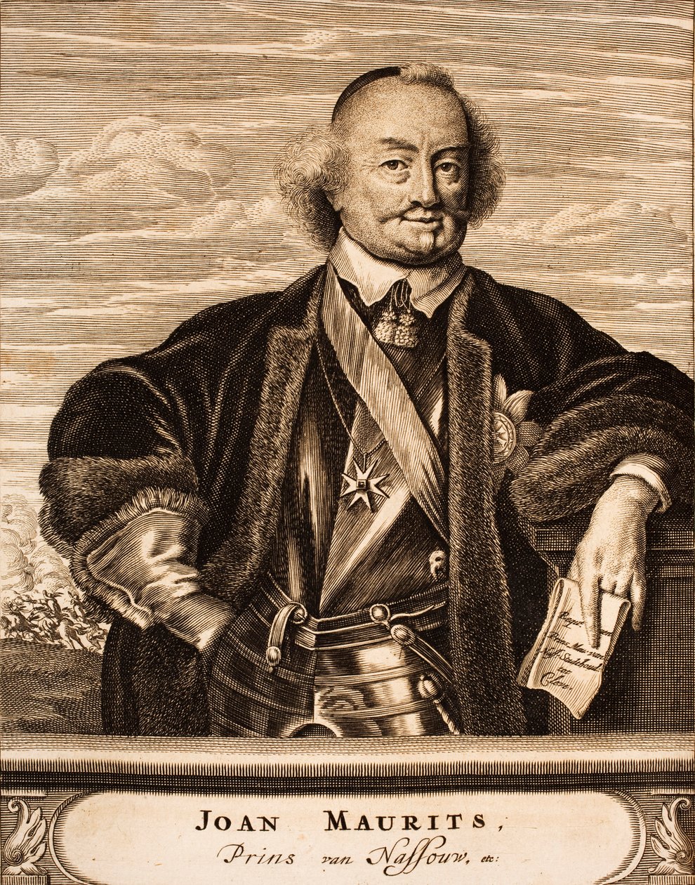 Portrait of John Maurice, Prince of Nassau-Siegen by Unbekannt