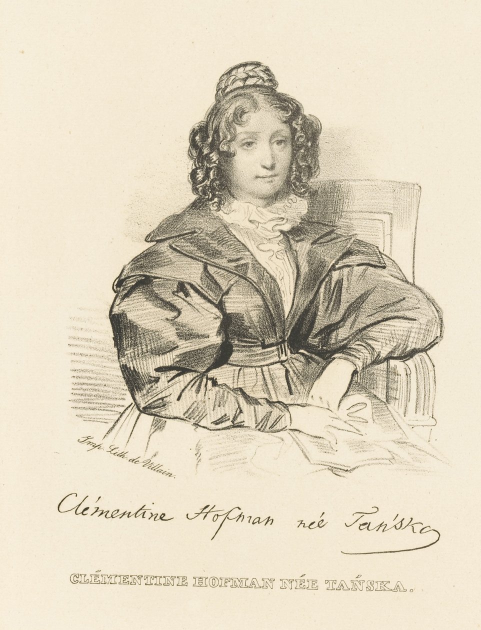Portrait of Klementyna Hoffmanowa by Unbekannt