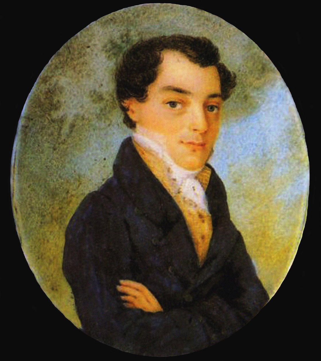 Portrait of Kondraty Fyodorovich Ryleyev 1795-1826, after 1826 by Unbekannt
