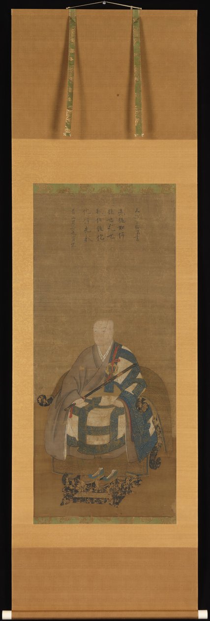 Portrait of Kyuzan Soei, 17th century by Unbekannt