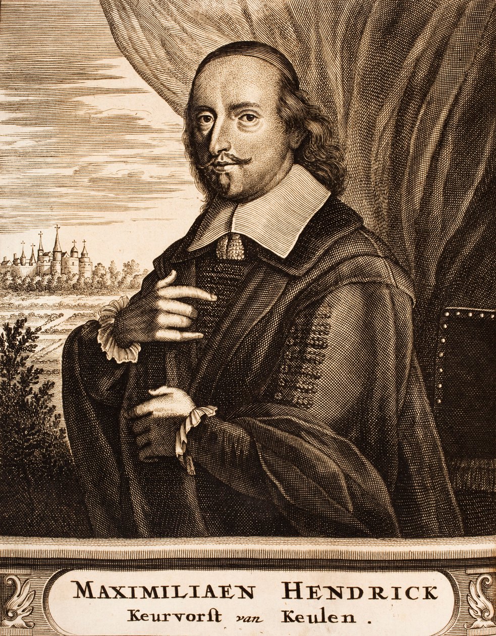 Portrait of Maximilian Henry of Bavaria 1621-1688, Archbishop of Cologne by Unbekannt