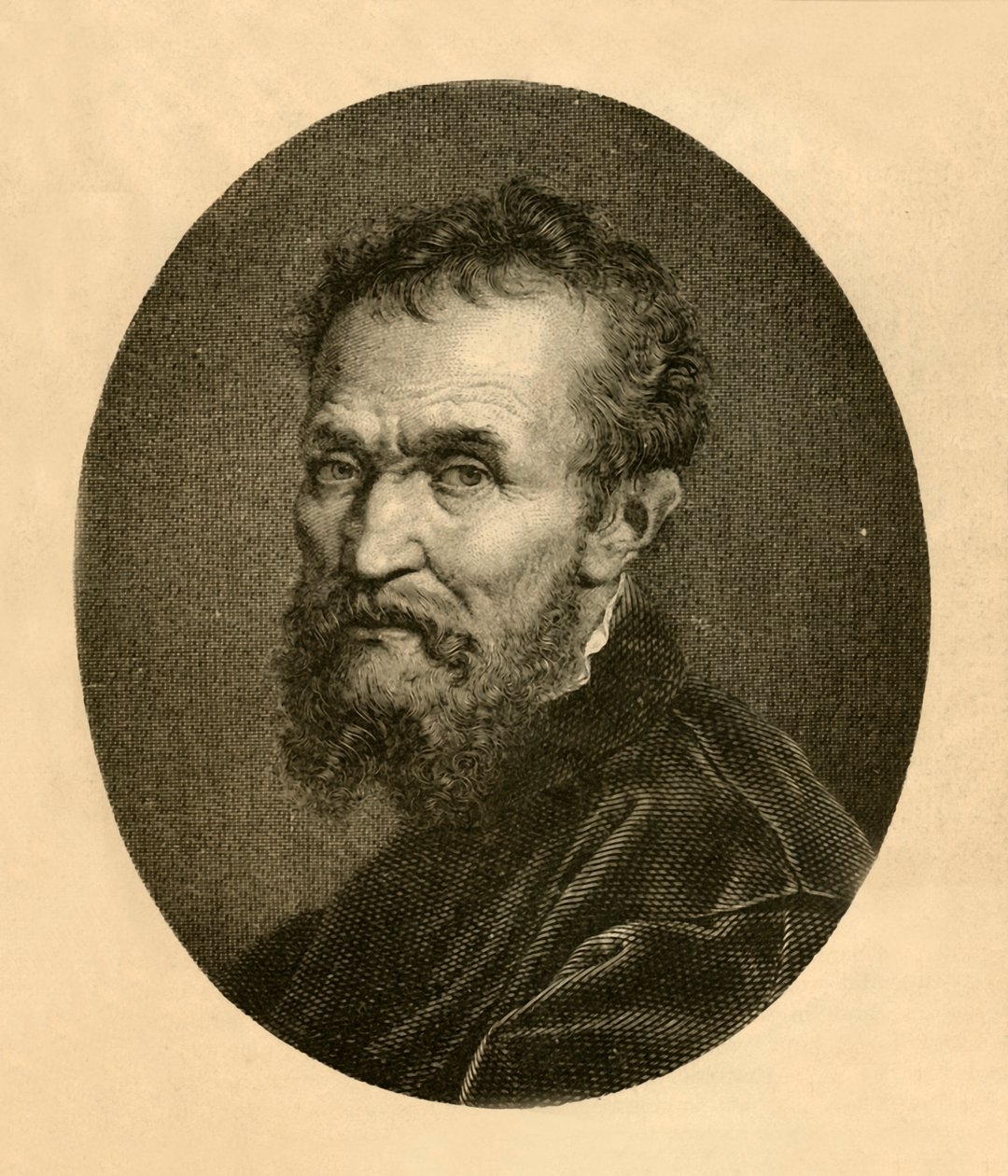 Portrait of Michael Angelo Buonarotti, 1881 by Unbekannt