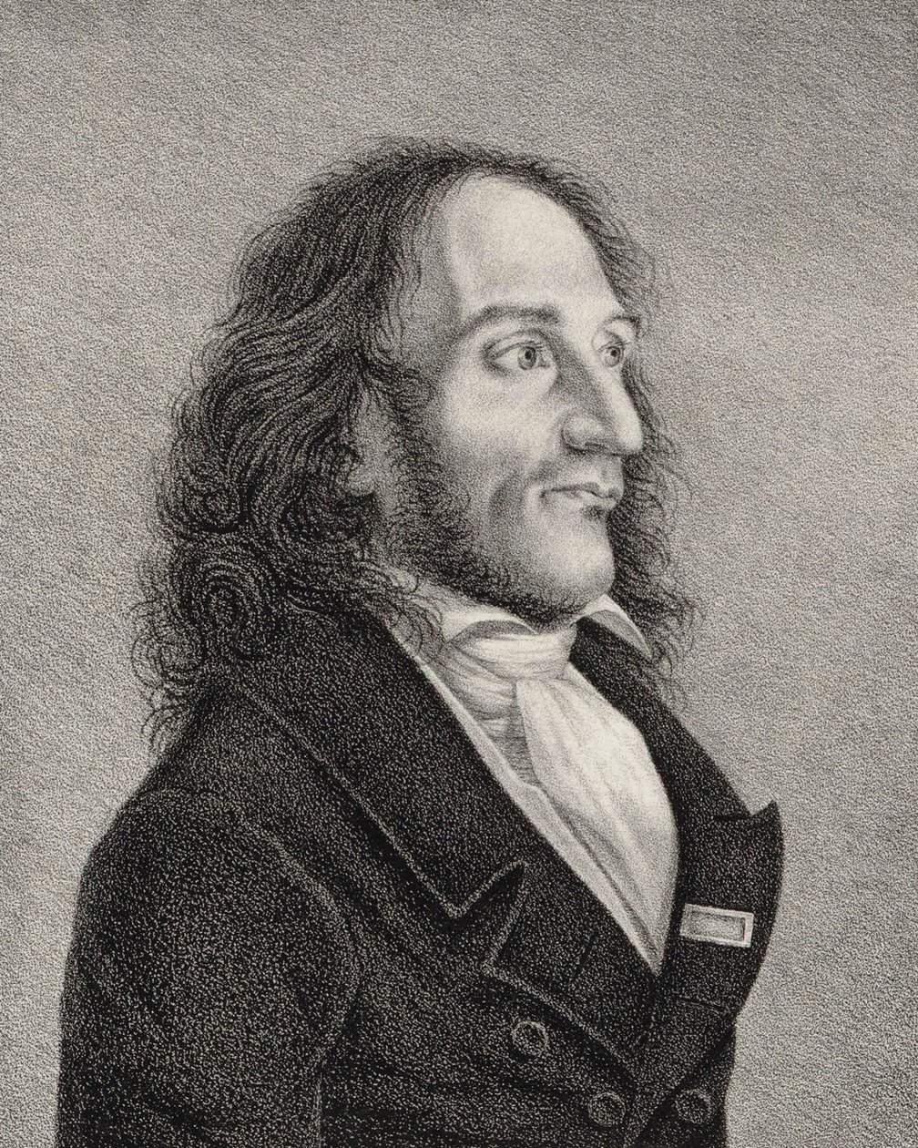 Portrait of Niccolò Paganini 1782-1840 by Unbekannt