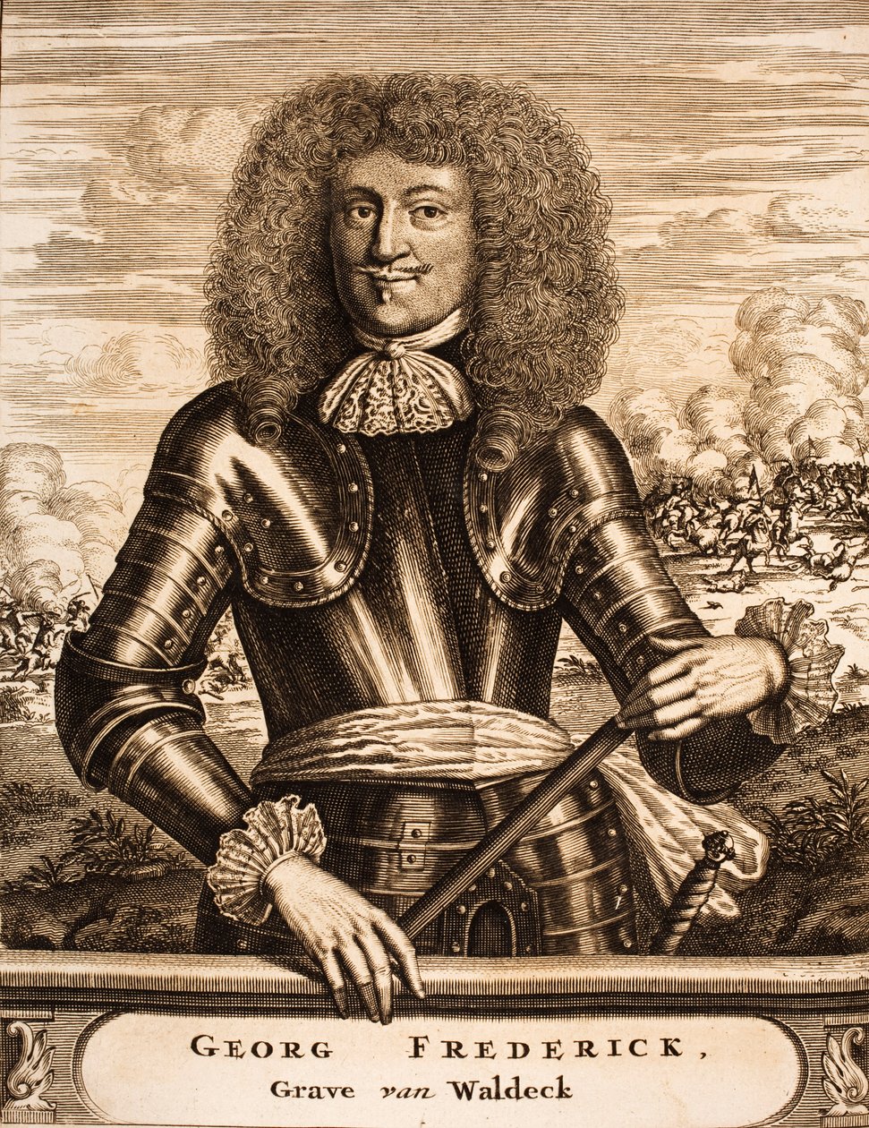 Portrait of Prince Georg Friedrich of Waldeck 1620-1692 From: Schauplatz des Krieges by Unbekannt