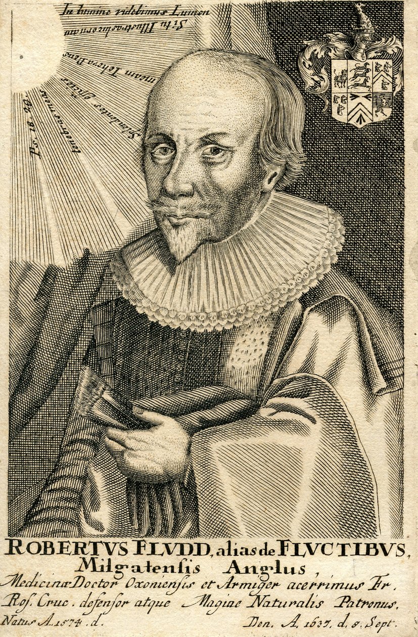 Portrait of Robert Fludd, 17th century by Unbekannt