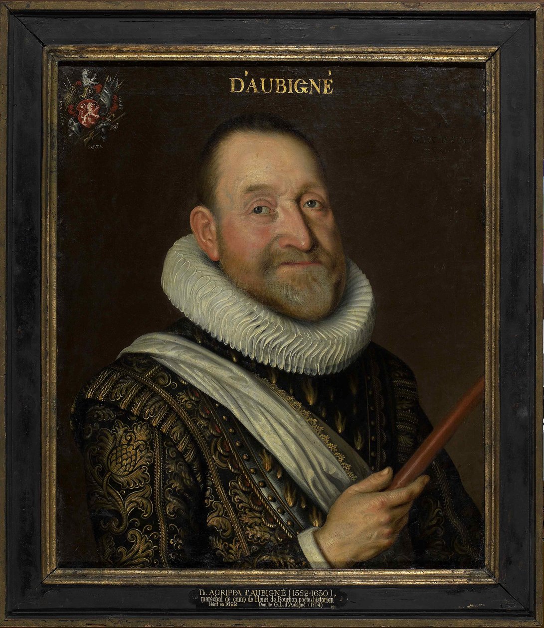 Portrait of Théodore Agrippa, chevalier d