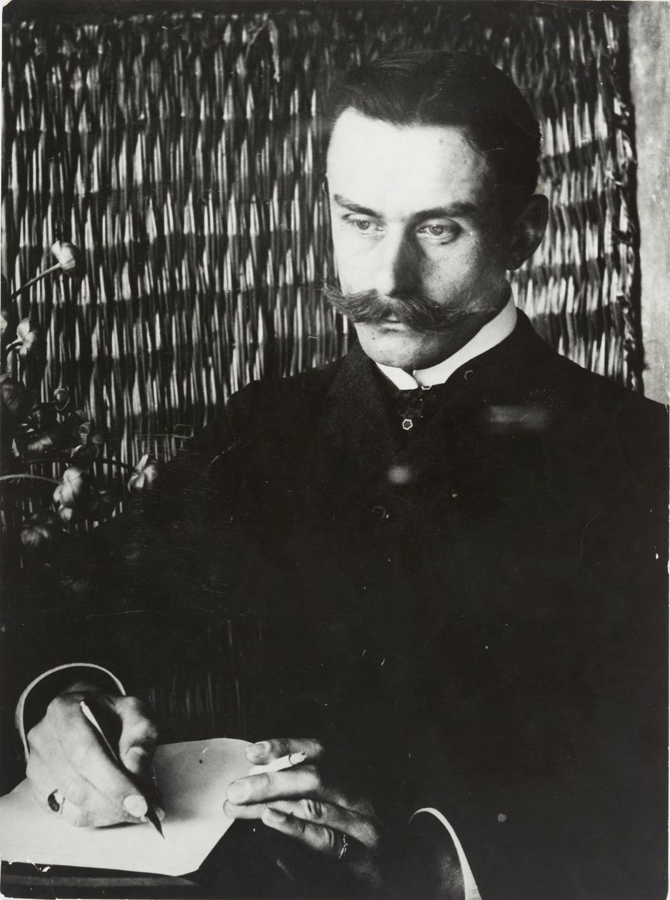 Portrait of Thomas Mann 1875-1955, c.1900 by Unbekannt