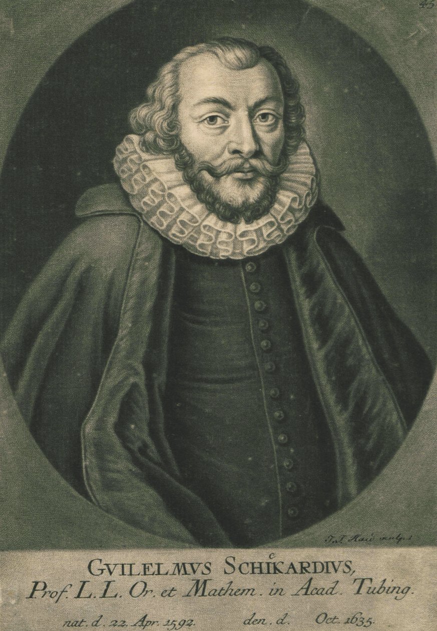 Portrait of Wilhelm Schickard 1592-1635 by Unbekannt