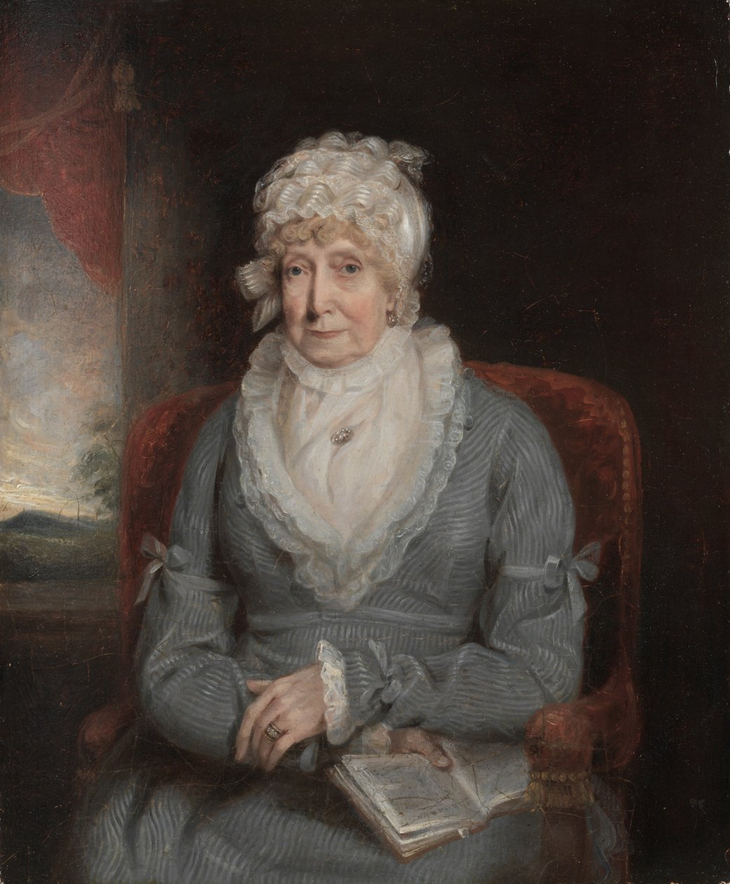 Portrait of a Woman Mrs. Ann Hivlyn by Unbekannt