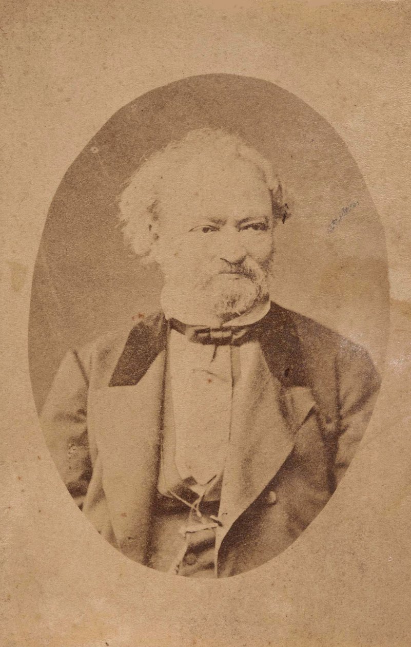 Portrait of pianist and composer Ferenc Erkel 1810-1893, c. 1875 by Unbekannt