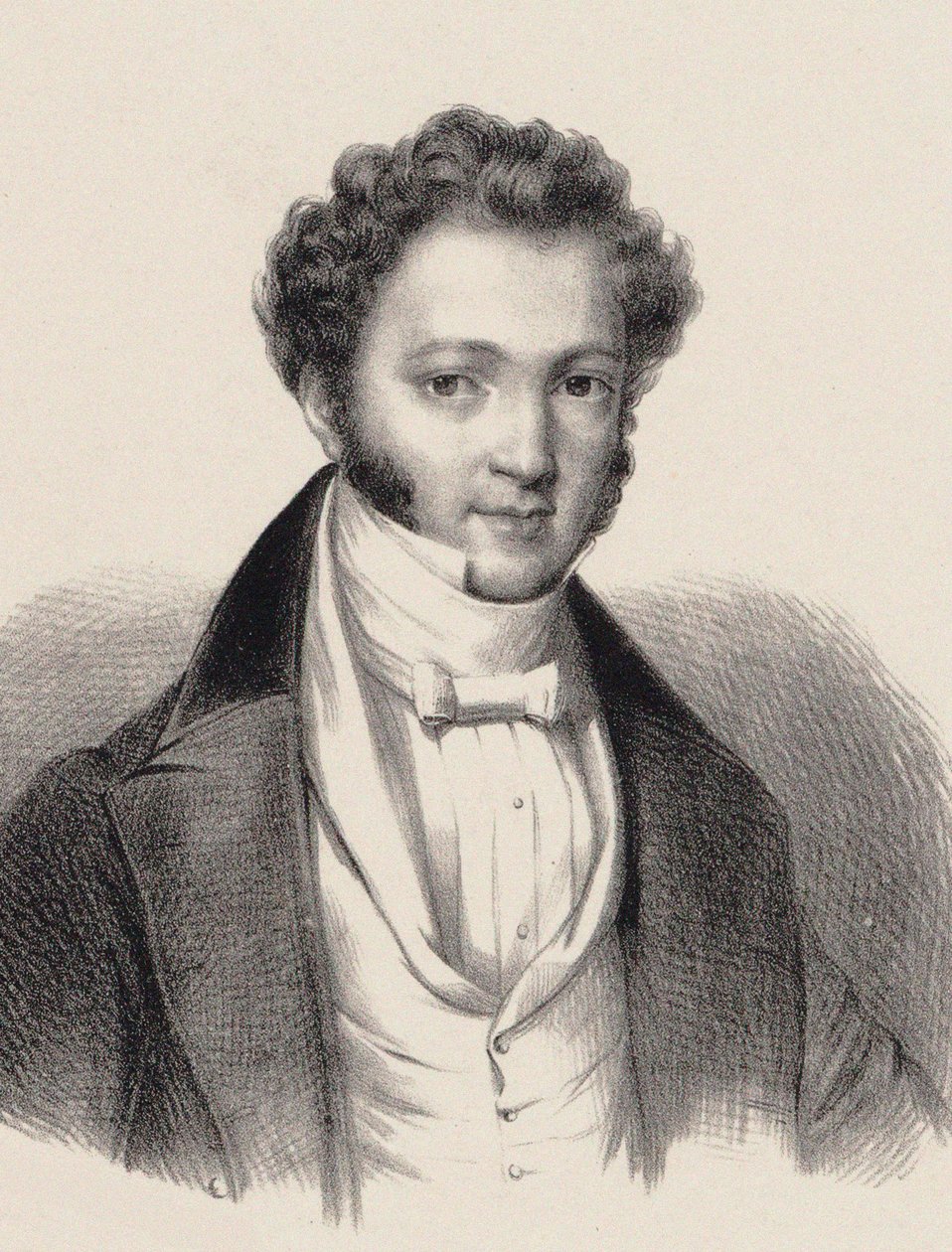 Portrait of Pianist and Composer Ignaz Moscheles by Unbekannt