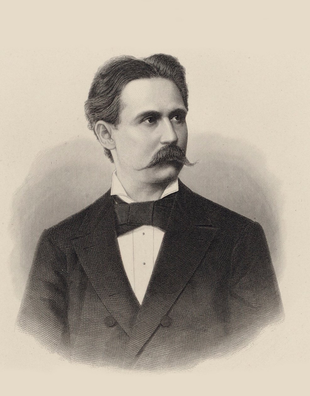 Portrait of Pianist and Composer Xaver Scharwenka, 1850-1924, c. 1880 by Unbekannt