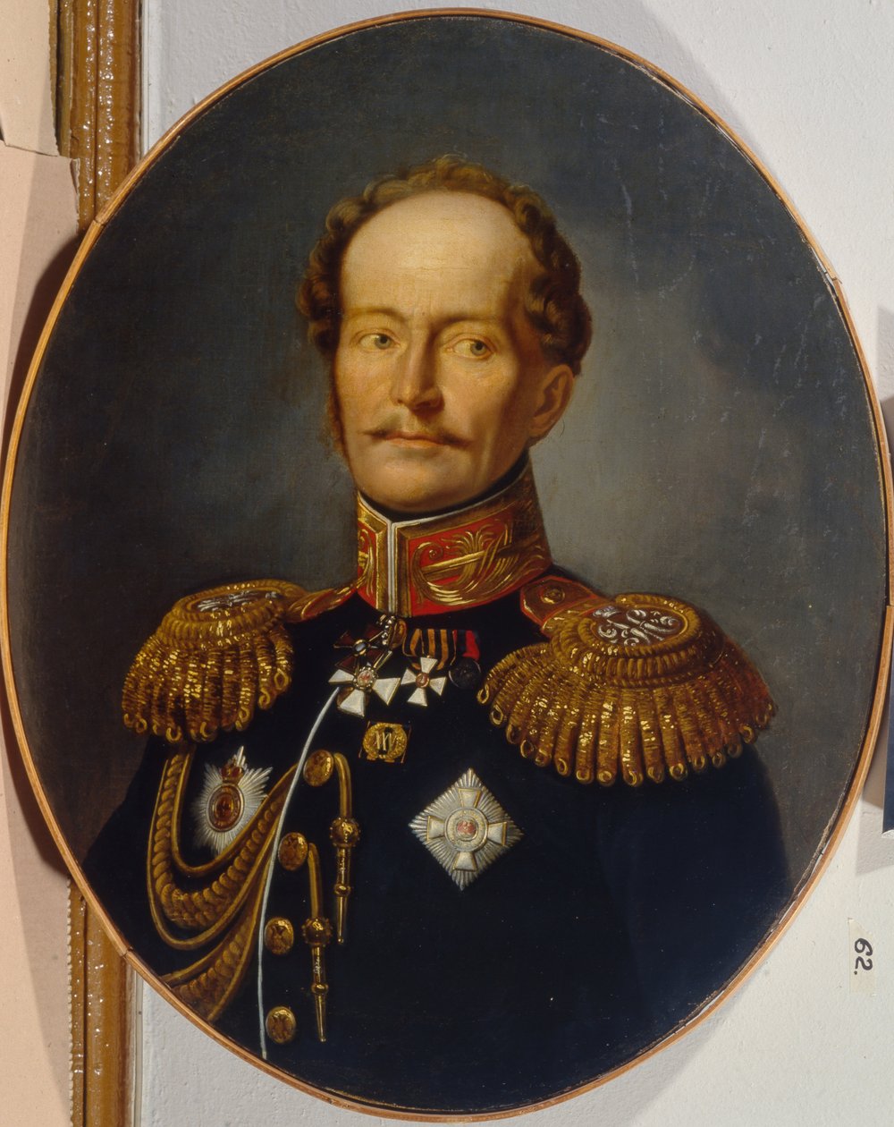 Portrait of the Adjutant General Karl Karlovich Merder 1787-1834, 1820s by Unbekannt