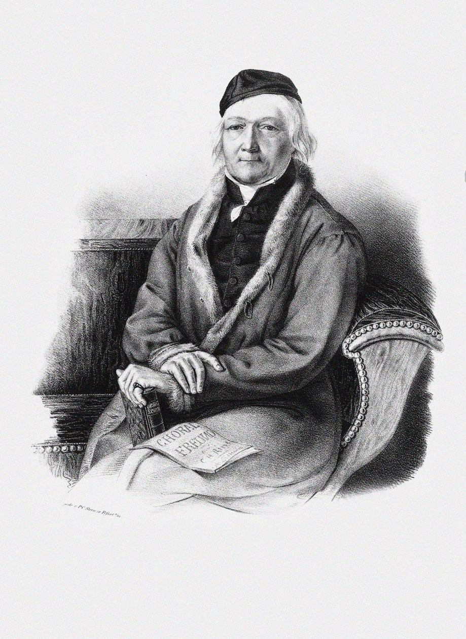 Portrait of the Composer Johann Christian Heinrich Rinck by Unbekannt