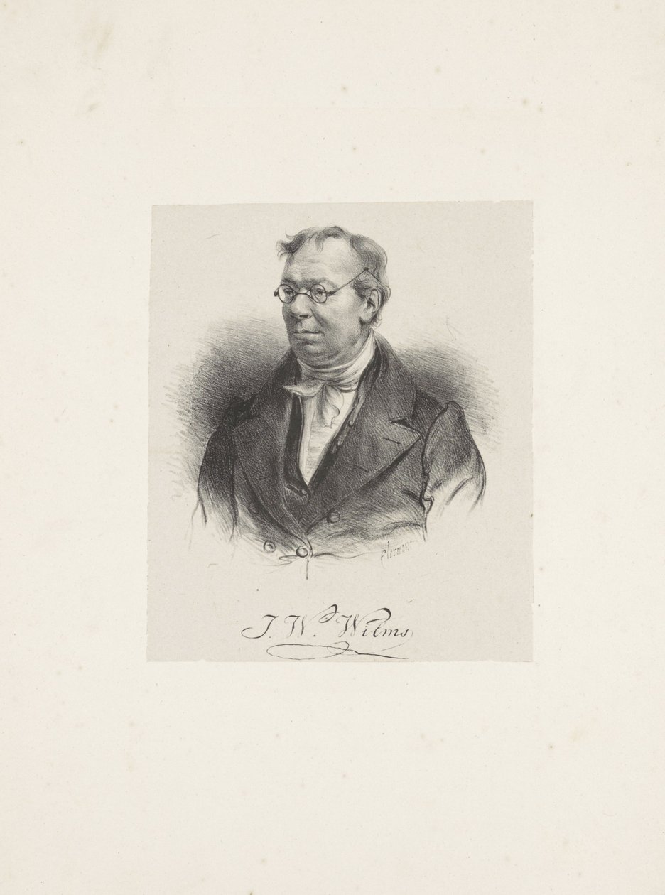 Portrait of the Composer Johann Wilhelm Wilms by Unbekannt