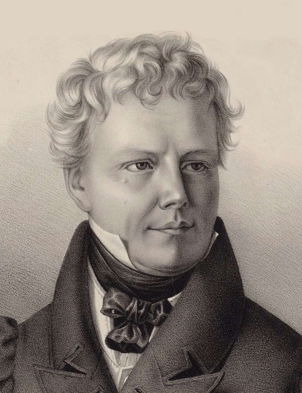 Portrait of the Composer Xaver Schnyder von Wartensee by Unbekannt