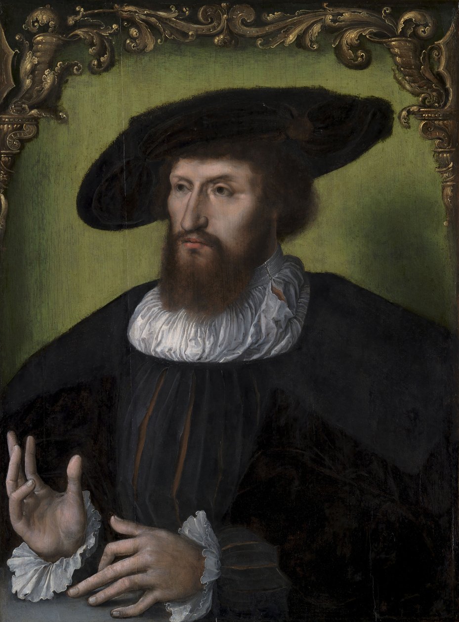 Portrait of King Christian II of Denmark 1481-1559, 1514-1516 by Unbekannt