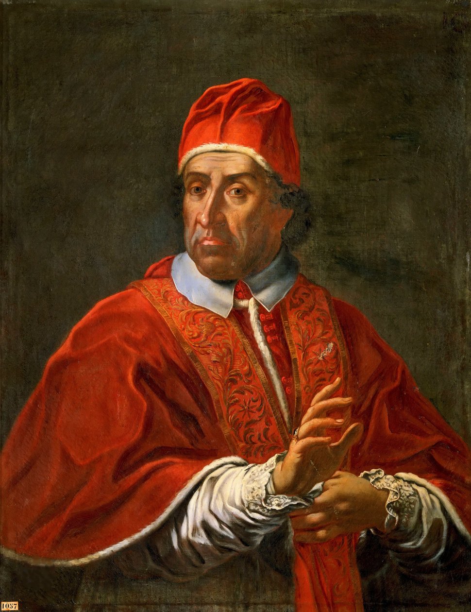 Portrait of the Pope Clement XI, after 1700 by Unbekannt