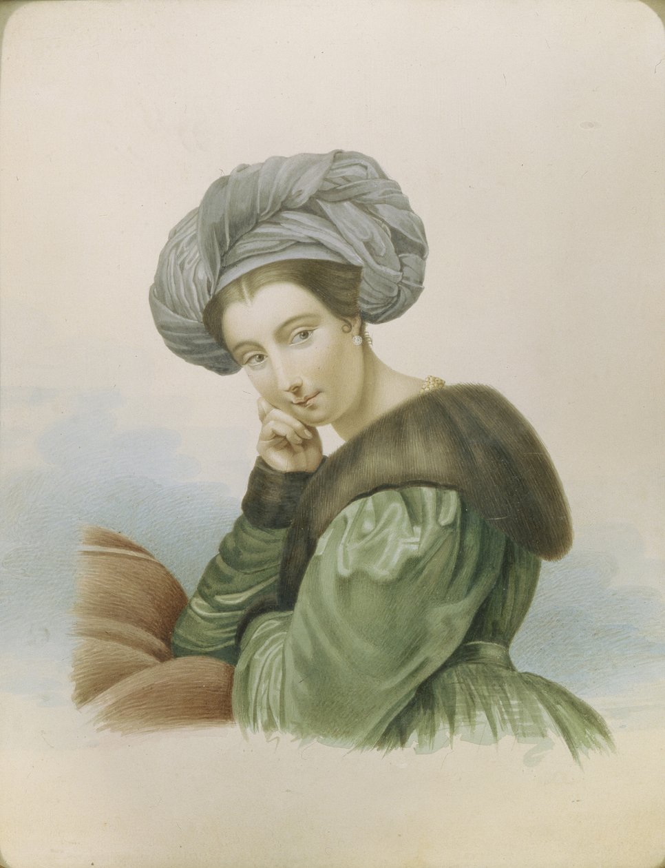 Portrait of the Actress Ekaterina Semyonova, Early 19th Century by Unbekannt
