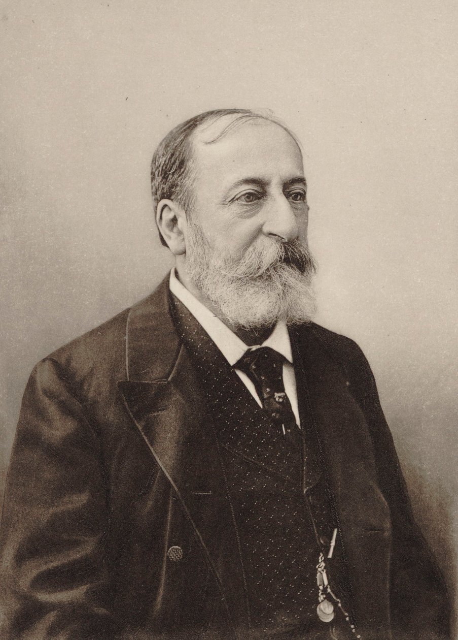 Portrait of the composer Camille Saint-Saëns, 1900 by Unbekannt