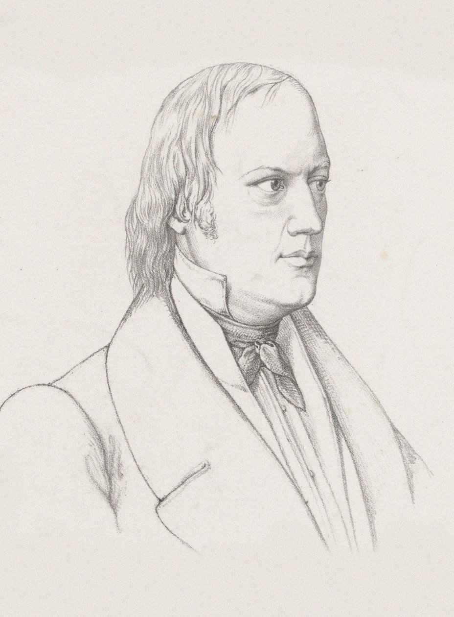 Portrait of the conductor and composer Johann Nepomuk Schelble by Unbekannt